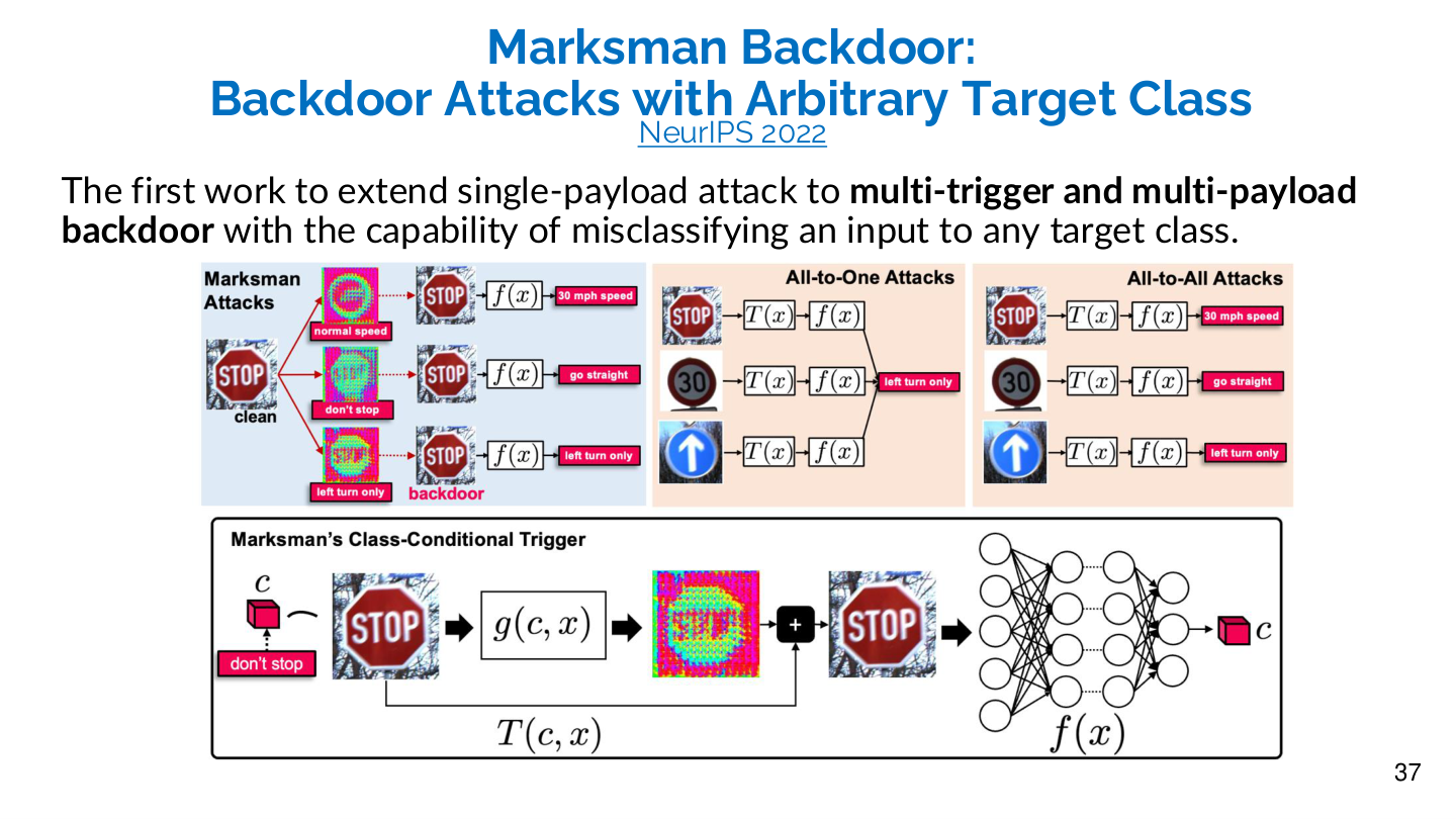 Marksman Backdoor 的类条件攻击